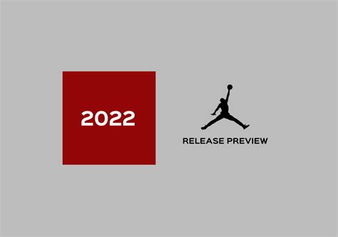 Jordan Launch Calendar 2022